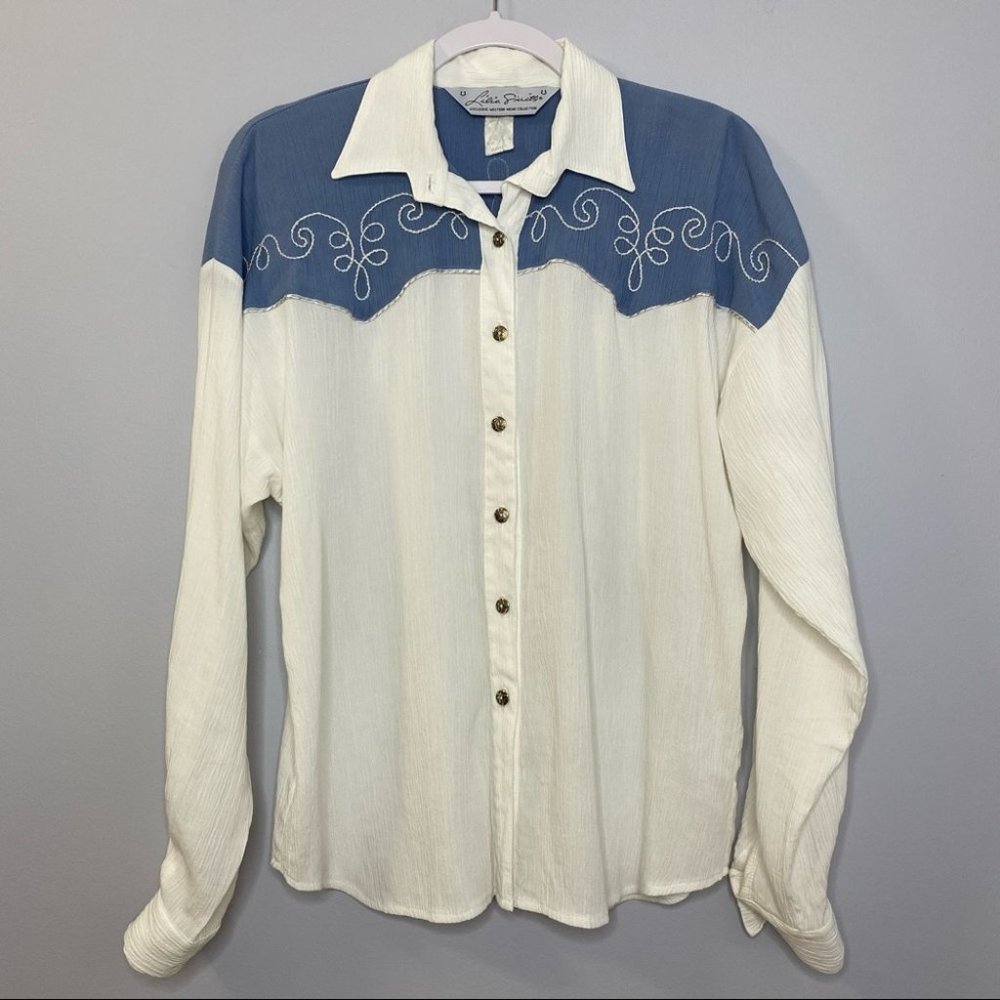 Lilia Smith Western Wear Vintage Button Down Shirt